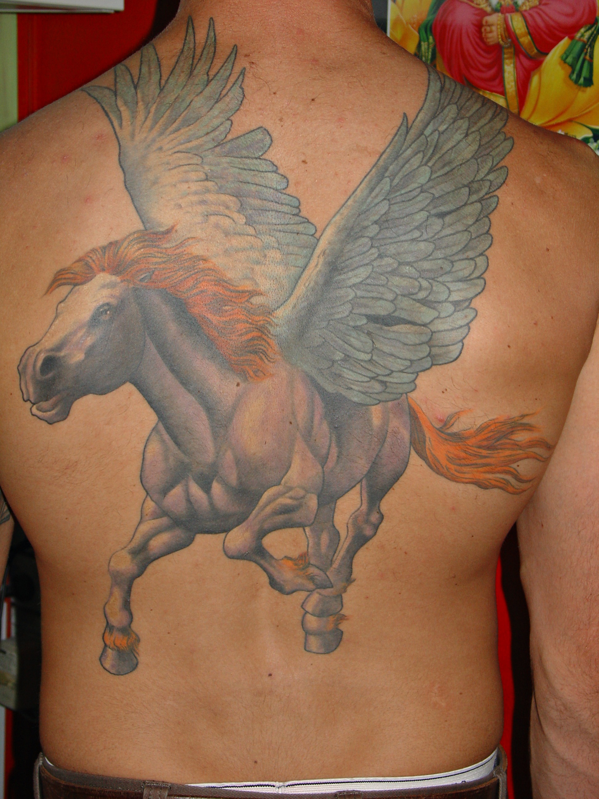 pegasus tattoo by Luciano Lima