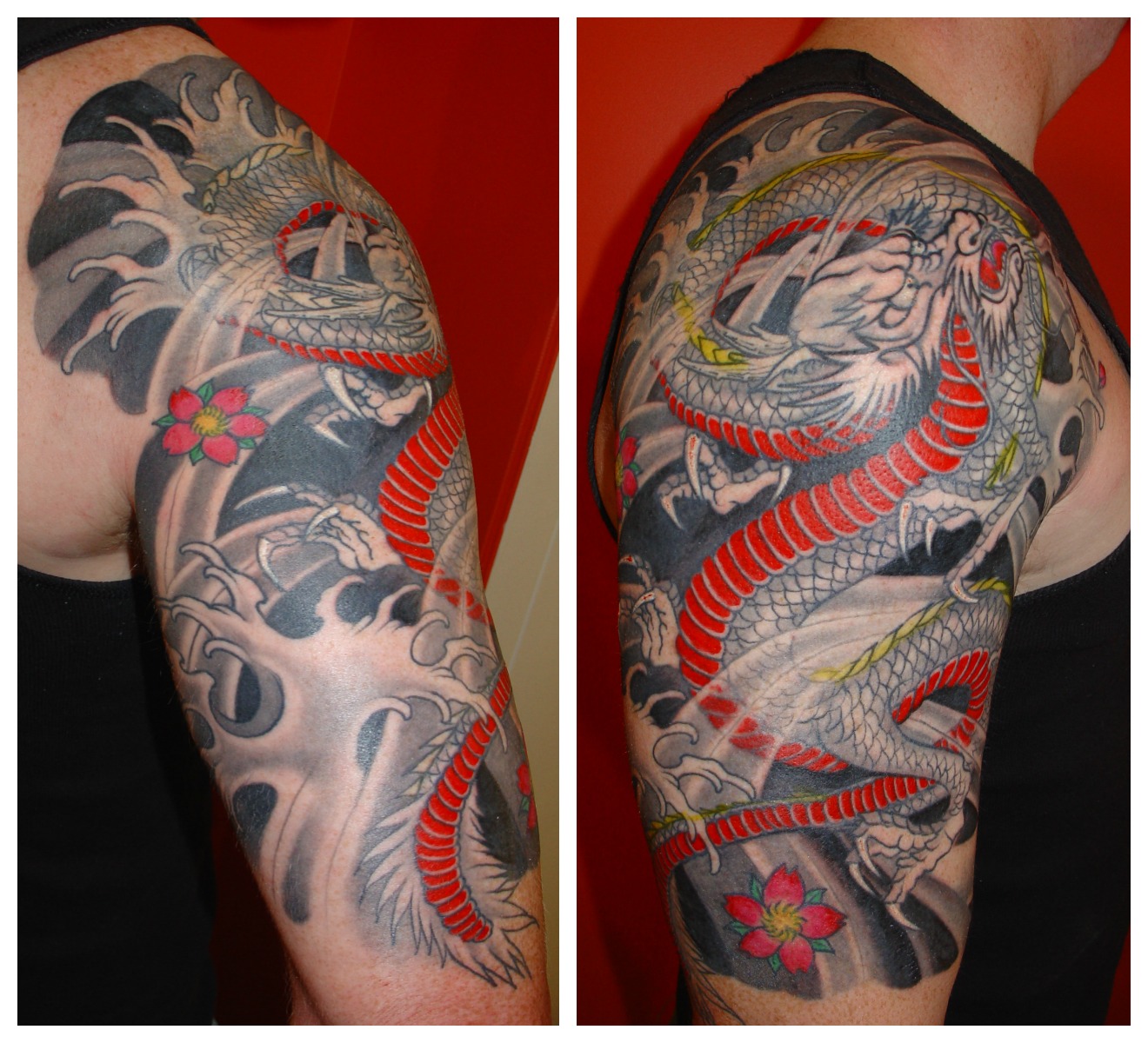 traditional dragon sleeve